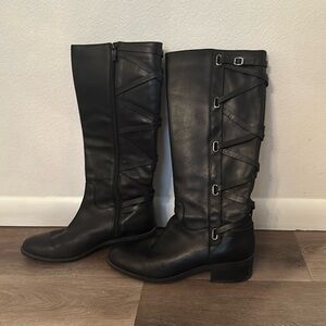 BCBGeneration Black Leather Boots